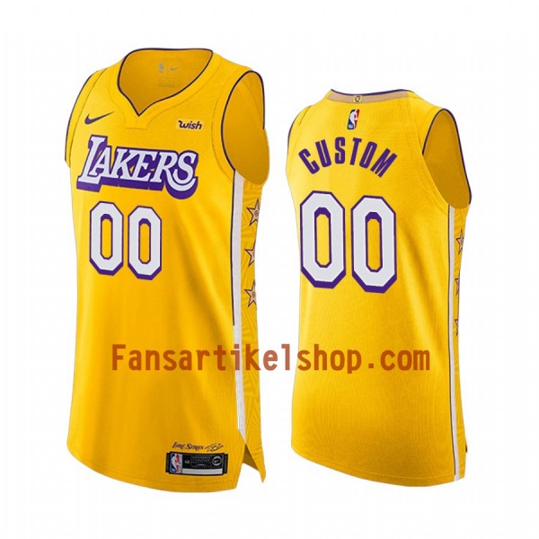 NBA Los Angeles Lakers Trikot Benutzerdefinierte Nike 2019-2020 City Edition Swingman - Herren